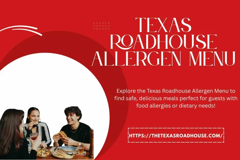 Latest Texas Roadhouse Allergen Menu