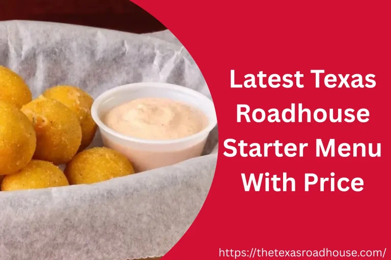 Texas Roadhouse Starter Menu