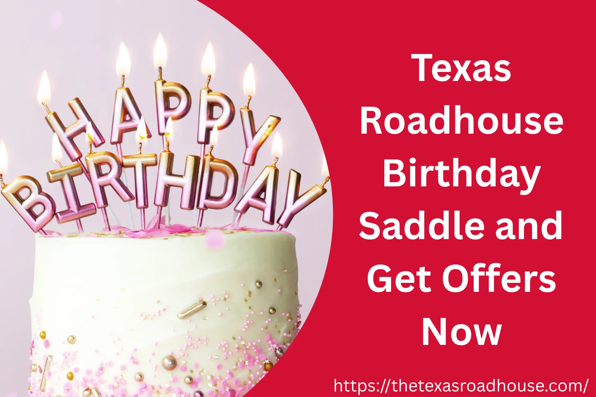 Texas Roadhouse Birthday Saddle